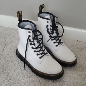 Dr. Martens white boots